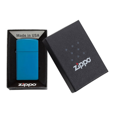 20494 Slim High Polished Blue