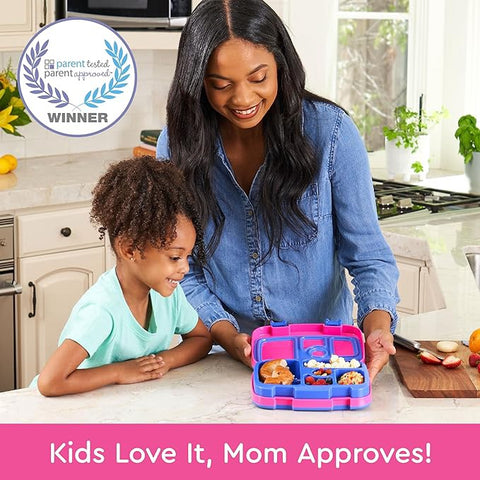 Kid's Leak-Proof Bento Lunch Box - Fuchsia