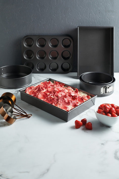 Heavy Base Rectangular Deep Cake Pan 35x24cm