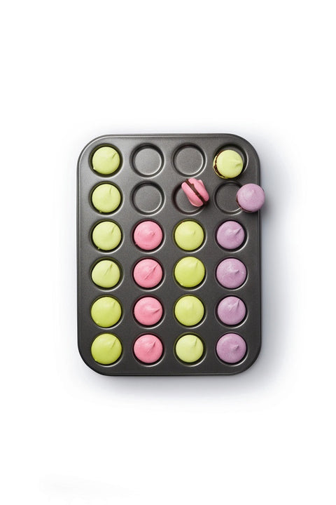 Heavy Base Mini Macaron Pan 24 Cup