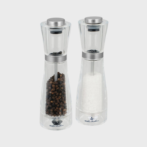 Salt and Pepper Mill Set 17.5cm - Acrylic