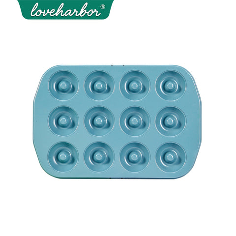 Loveharbor Green Earth Non-Stick Mini Donut Pan