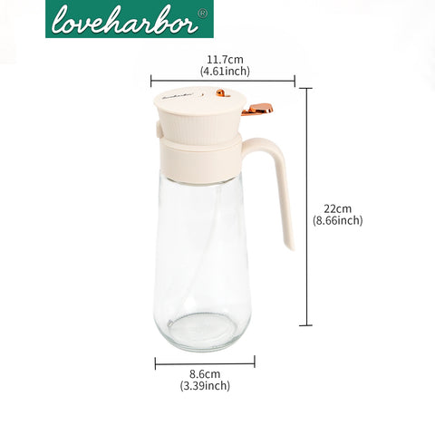 Loveharbor 2-In-1 Glass Oil Dispenser & Sprayer