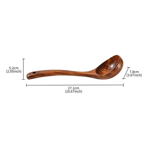 Loveharbor Wooden Soup Ladle