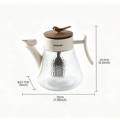 Loveharbor Multi-Function Glass Oil Pot
