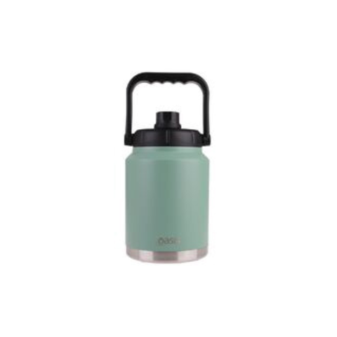 Stainless Steel Double Wall Insulated Mini Jug W/Carry Handle - 2.1L(4 Colors)