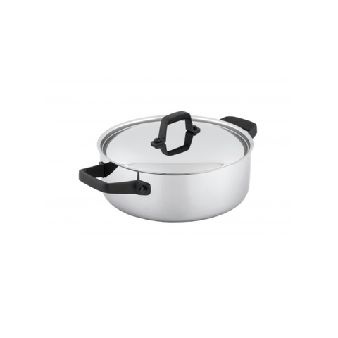 Heidelberg Try-ply Low casserole 26cm with Lid