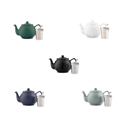 Teapot 1100ml/6 Cup - 5 Colors