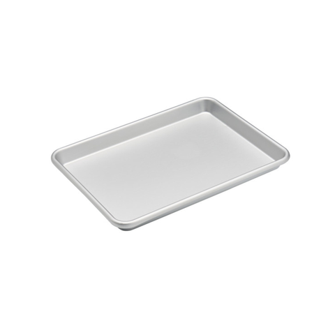 Silver Anodised Deep Baking Tray 33x24x2.5cm