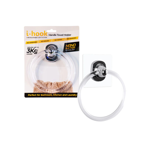 White Magic I-Hook Hand Towel Holder