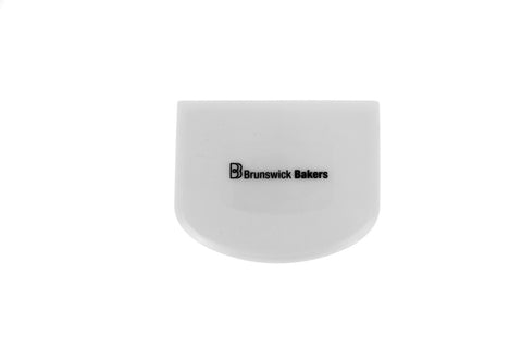 White Dough Scraper - Size: 13.5 X 9.5cm