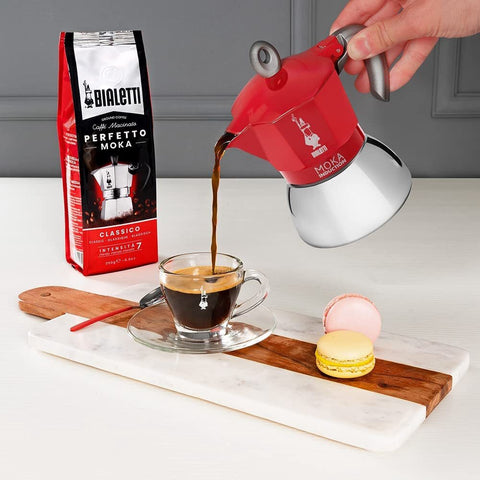 Moka Induction Red 2 Cup