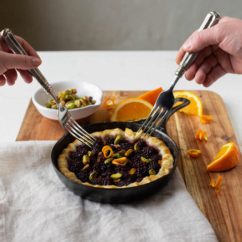 Blacklock Triple Seasoned Cast Iron 7 Inch Skillet