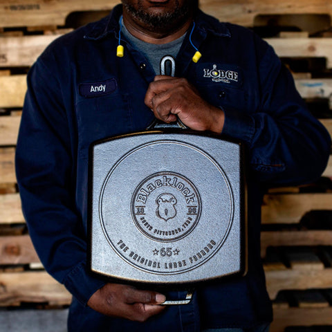 Blacklock Triple Seasoned Cast Iron 12 Inch Square Grill Pan