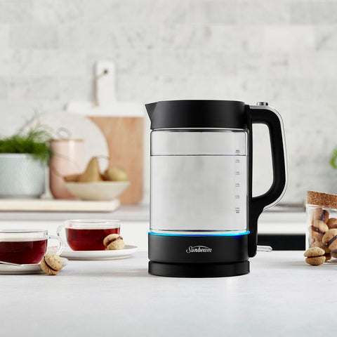 Glass Kettle 1.7L Dark Canyon Black