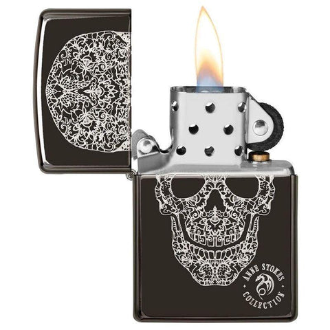 High Polished Black Skull