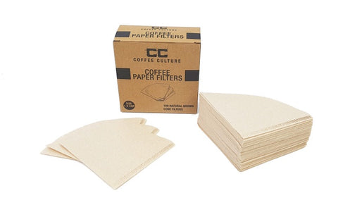 Coffee Paper Filters, Pack Of 100 - Size: 1 - 2 Cups