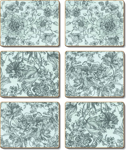 Floral Engraving Coasters