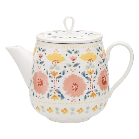 Clementine Teapot With Stainless Steel Diffuser 900Ml