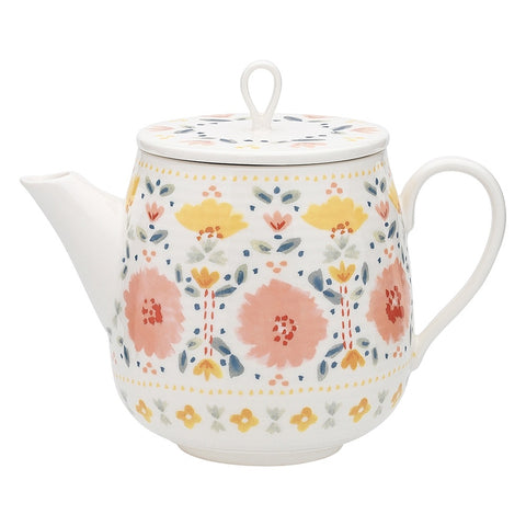 Clementine Teapot With Stainless Steel Diffuser 900Ml