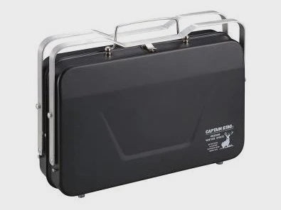 Captain Stag Tabletop BBQ Grill V Type Wide