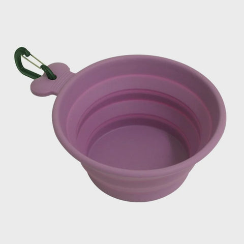 White Magic Pet Care Collapsible Travel Bowl
