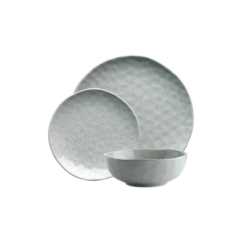 Speckle Duck Egg 12Piece Dinner Set