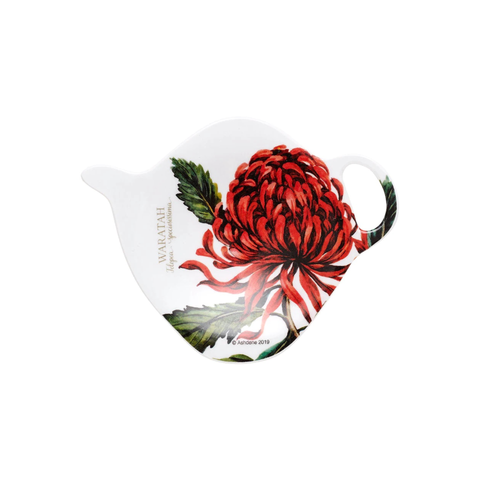 Aus Floral Emblems Waratah Tea Bag Holder