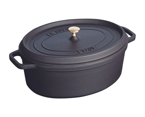 Oval Cocotte - 31cm Black