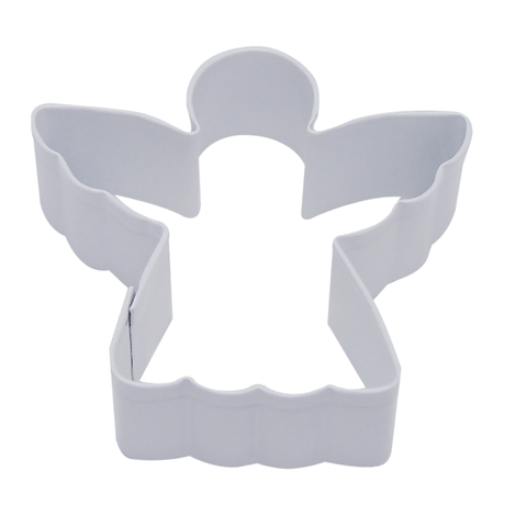 Angel Cookie Cutter 7.75cm - White