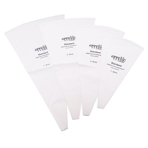 Cotton/PVC "Standard" Piping Bag No.2 34cm - White