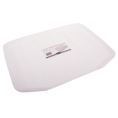 Large Draining Board 49.5cm X 38.5cm - White