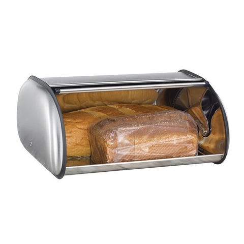 Deluxe Bread Bin - Brushed Nickel