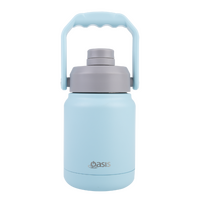 Stainless Steel Double Wall Insulated Mini Jug W/Carry Handle - 2.1L(4 Colors)