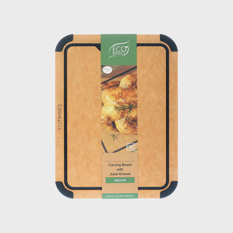 Eco Basics Caving Board with Juice Groove - Natural