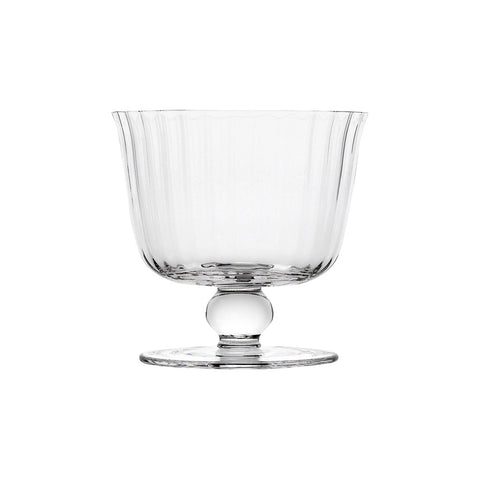 Classic Set of 4 Footed Bowls Fluted