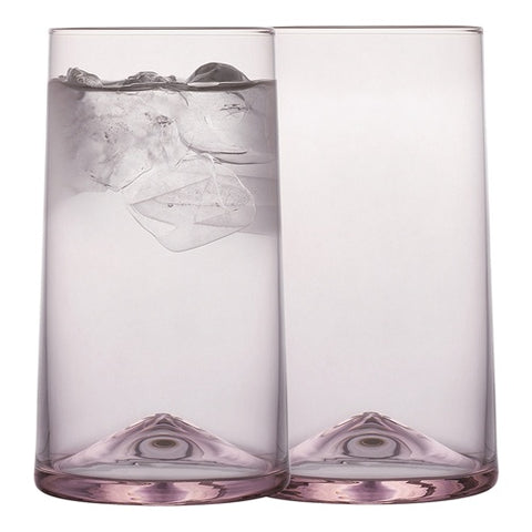 Sierra Set of 4 Hi Ball Tumblers 375ml Pink