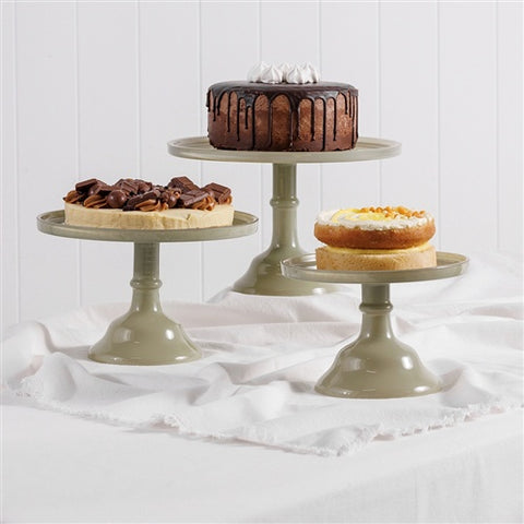 Torte Cake Stand 19x13cm Sage