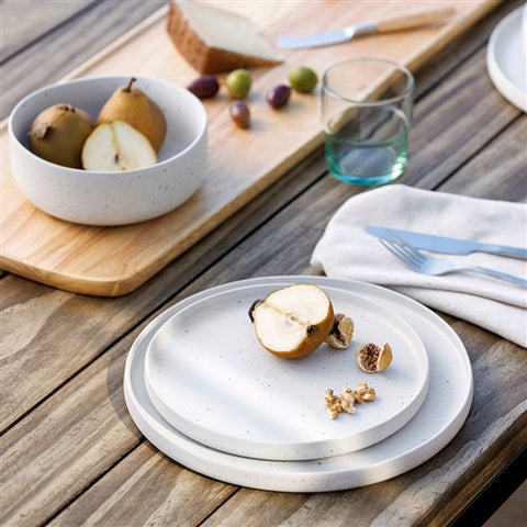 Domus Set of 4 Side Plates Ecru 22cm