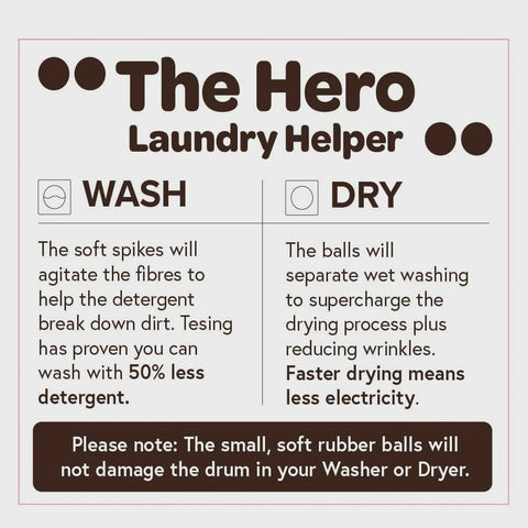 Eco Basics Laundry & Dryer Balls 8Pcs