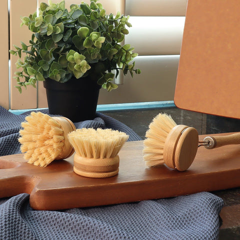 White Magic Eco Basics Plastic Free Dish Brush Refill