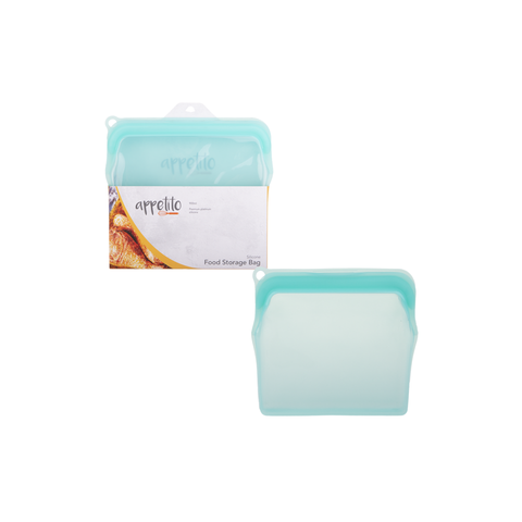 Silicone Large 900ml Food Storage Bag - 2 Colors