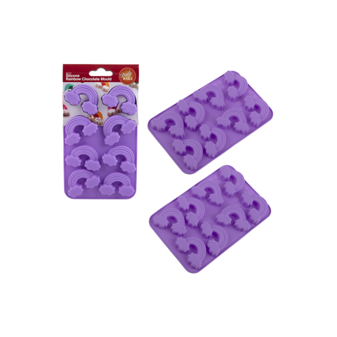 Rainbow 8 Cup Chocolate Mould Set 2