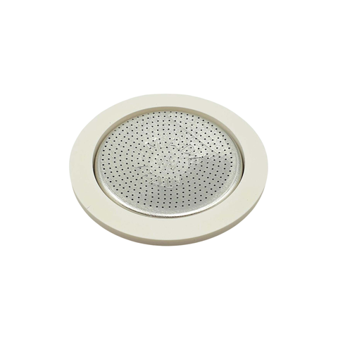 1 Silicon Gasket + 1 Filter 1 Cup Aluminium