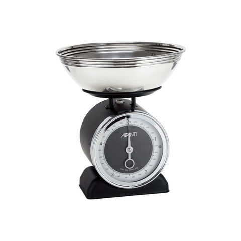 Vintage Mechanical Kitchen Scales Black 5Kg