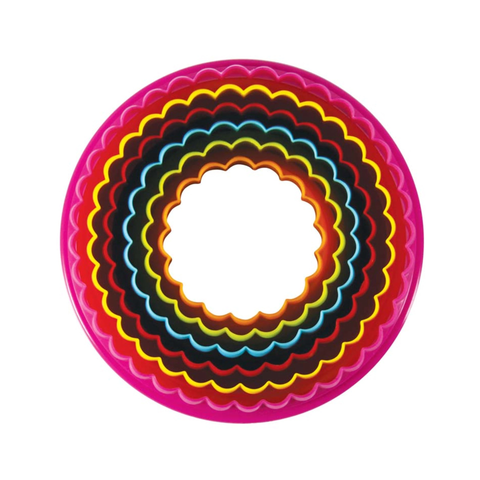 Double Sided Round Cookie Cutters Set 6