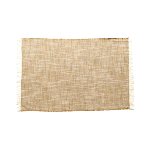 Slub Chambray Placemat Mustard