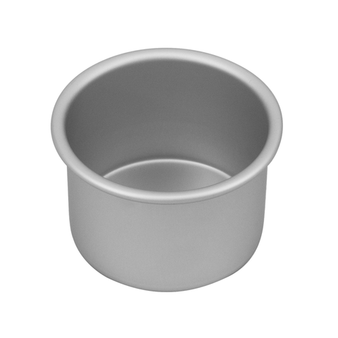Silver Anodised Round Cake Pan 10 X 7.5CM