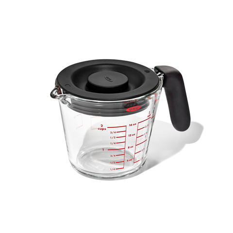 Good grips Glass Measure Cup with Lid - 2 Cup