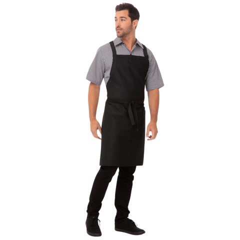 Cross Back Bib Apron - 2 Colors